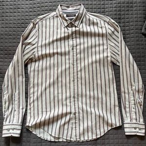 Banana Republic - Long-Sleeve Button Down Shirt - Men's Medium - Slim Fit
